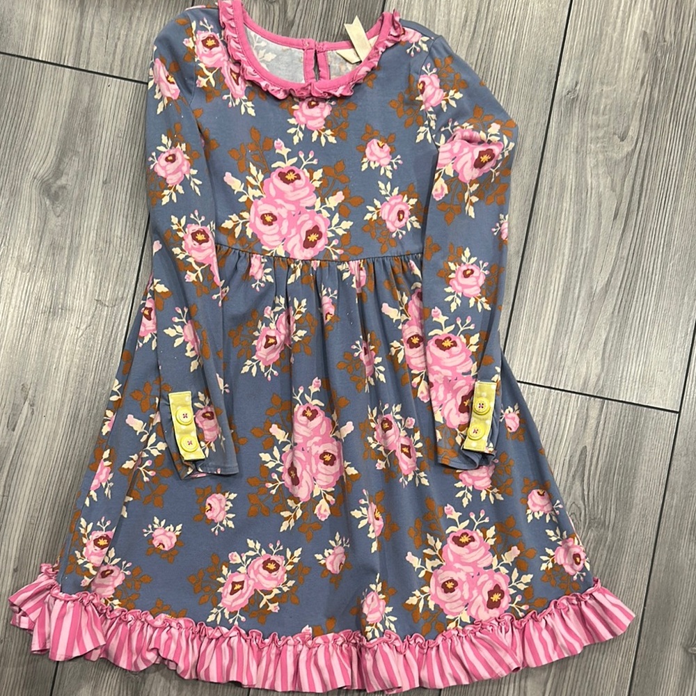 Matilda Jane Floral Long Sleeve Kids Dress